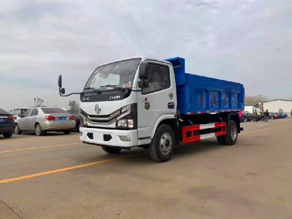 東風(fēng)小多利卡國六藍牌5方自卸式垃圾車