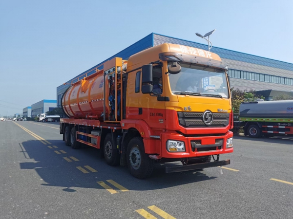 陜汽34方清洗吸污車(chē)